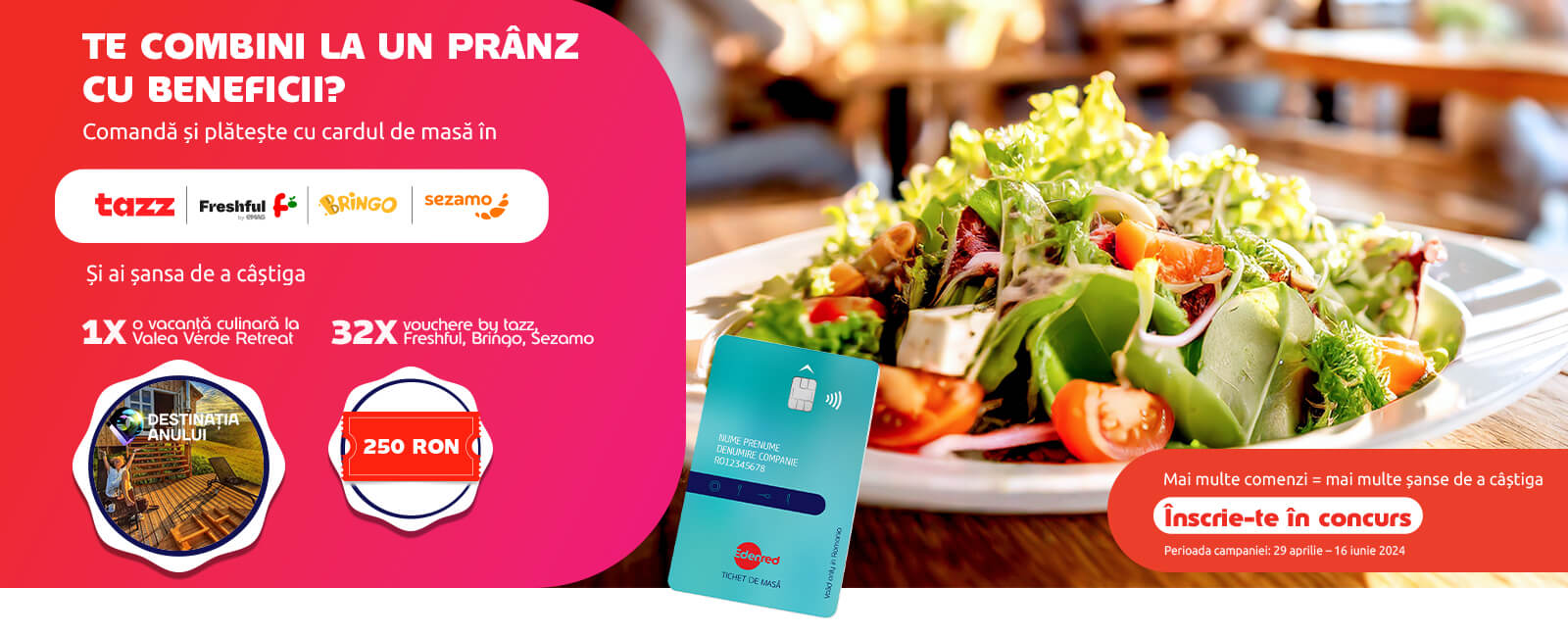 Restaurante partenere Card de Masa Edenred.ro